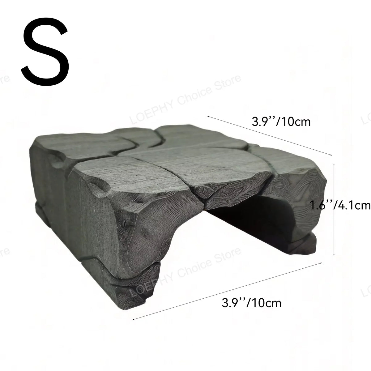 Stone Style Reptile Hideout Rock Hide – 3 Colors