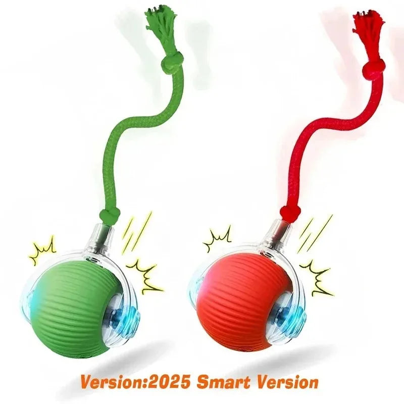 Dog Interactive Ball Toy Automatic Rolling Smart Pet Teaser, Rechargeable