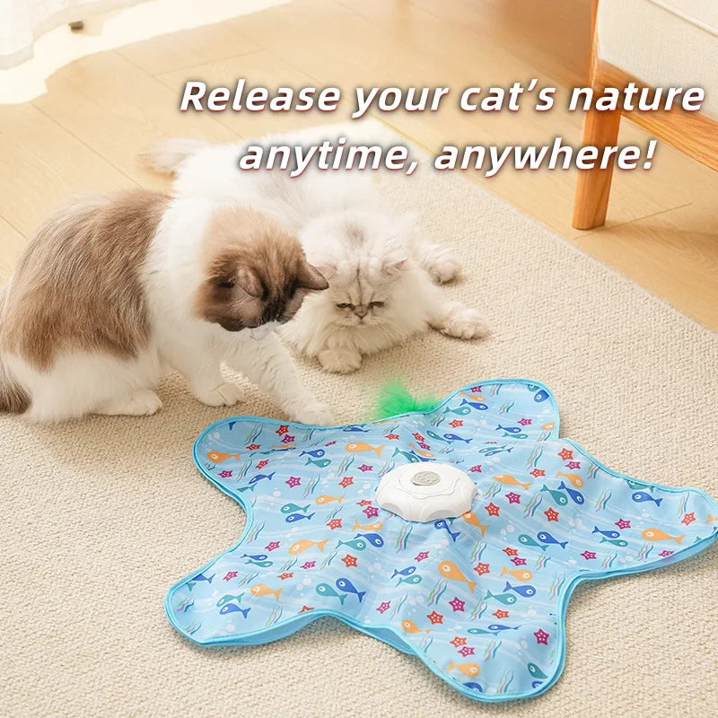 Cat Hunting Blanket Toy Automatic Turntable - ProPawPet.com