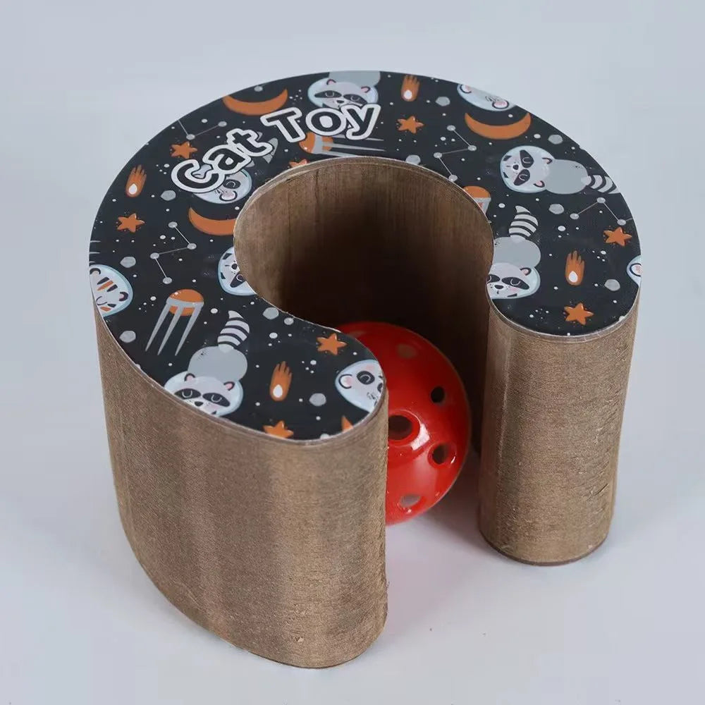 Zujoly Foldable Cat Scratcher, Durable