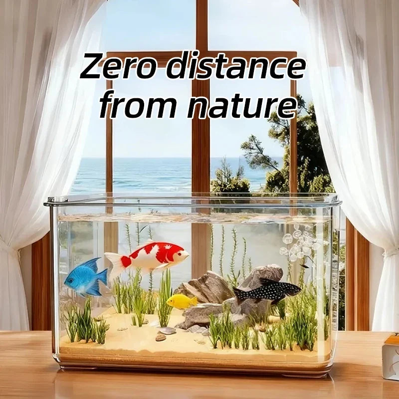 Transparent Aquarium Creative Desktop Fish - ProPawPet.com