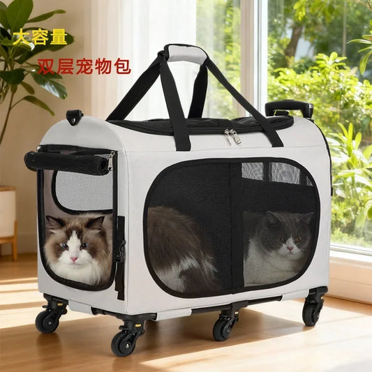 Car pet trolley case out portable large - ProPawPet.com