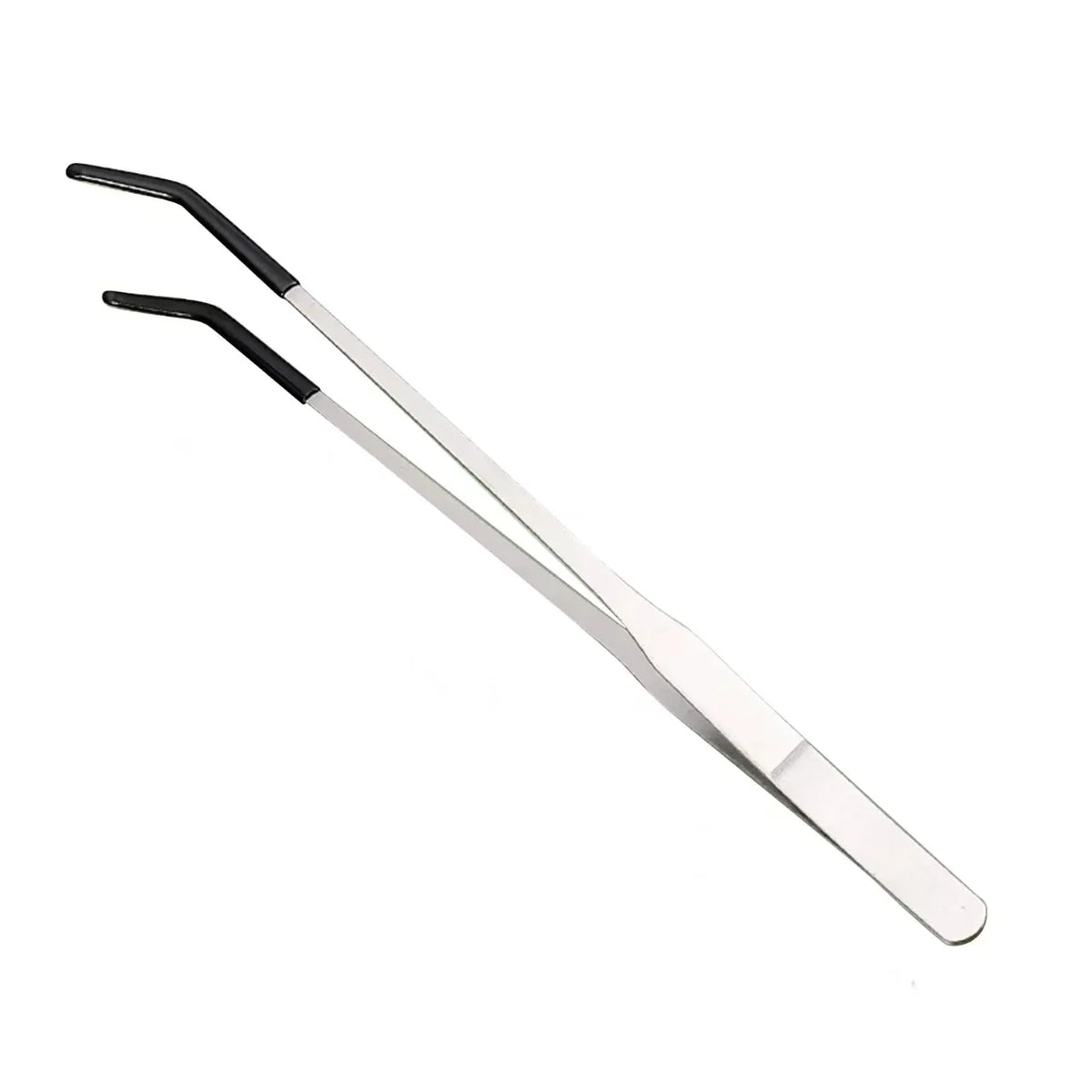 Rubber Safe Bite-proof Feeding Tweezers Stainless Steel – 3 Colors