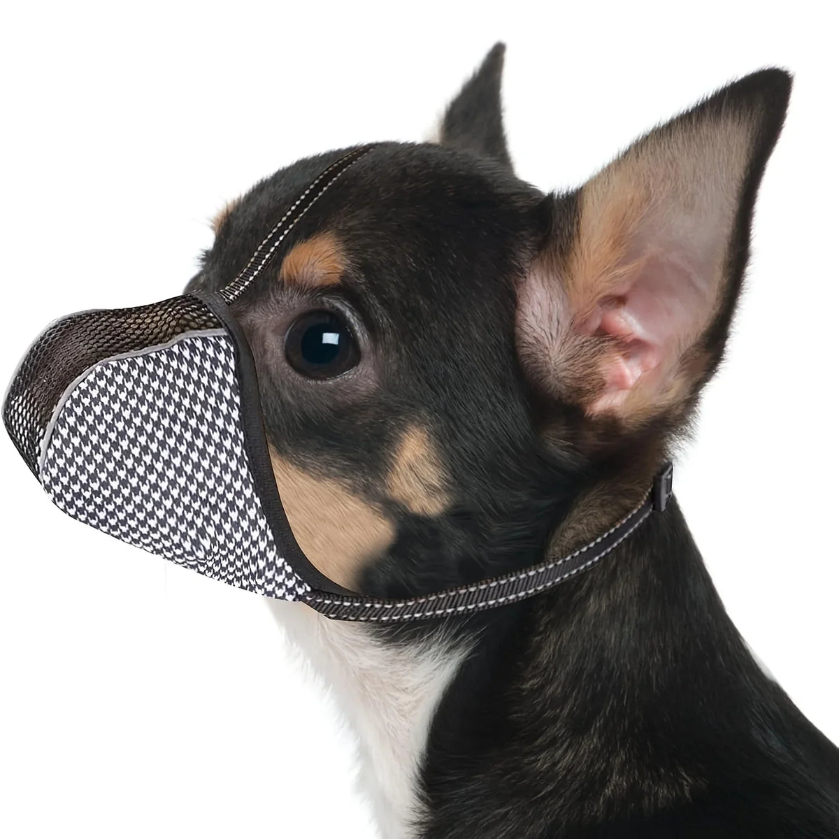 Printed Mesh Full Coverage Soft Dog Muzzle - ProPawPet.com