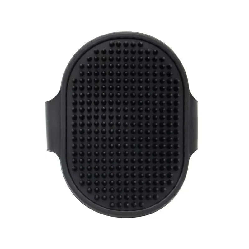 Silicone Dog & Cat Bath Brush Soft Rubber Massage Grooming Comb – 5 Colors