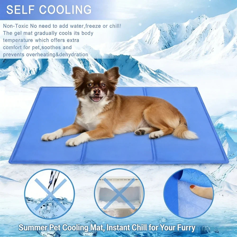 Summer Gel Pet Cooling Bed Mat Wear - ProPawPet.com