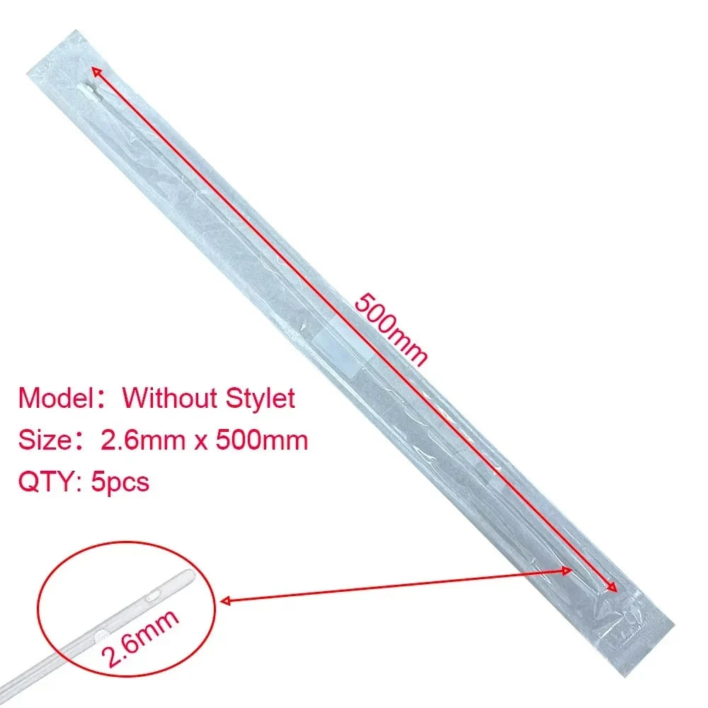 Single Lumen PVC Sterile Two Side Opening Catheter – 10 Colors