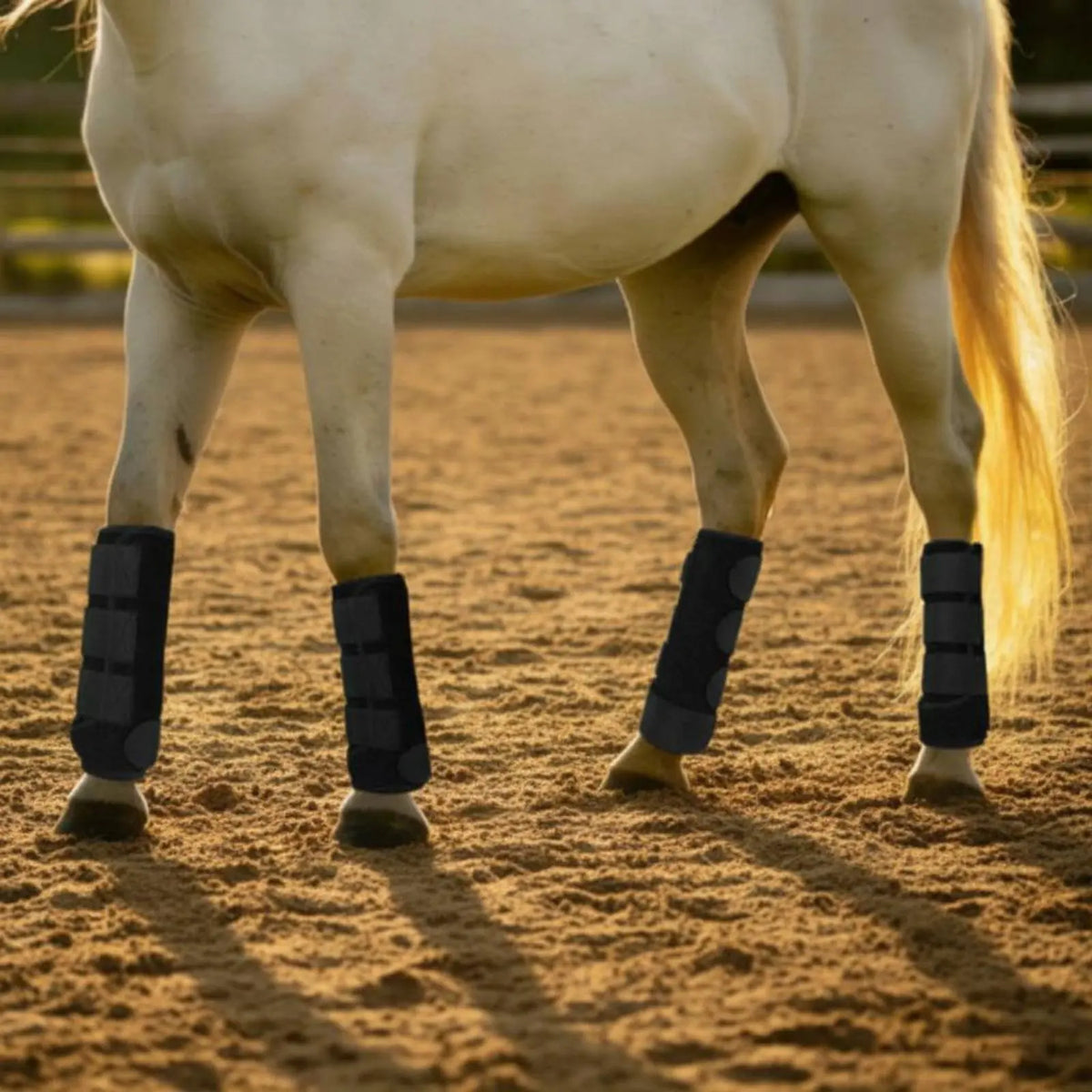 Equestrian Leg Boots Thickened Padding Horse Wrap – photo 6