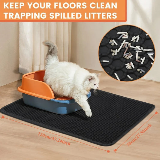 70x120cm Large Cat Litter Mat Large Size - ProPawPet.com