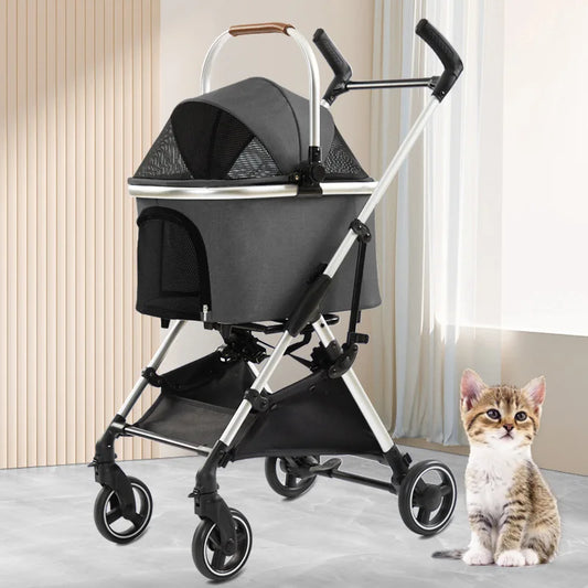 Fashionable Pet Stroller Lightweight Folding - ProPawPet.com