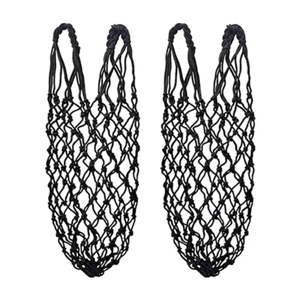Set Polyester Slow Feed Hay Net Hanging Large Capacity Horse – 3 Colors