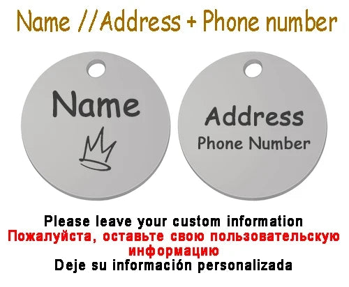 Personalized Pet Cat Dog Name Collar - ProPawPet.com
