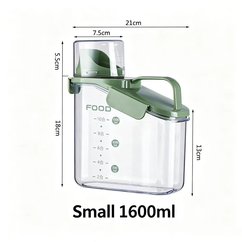 Portable Airtight Pet Food Storage Container , Seal Dry Dispenser – Dog Supplies