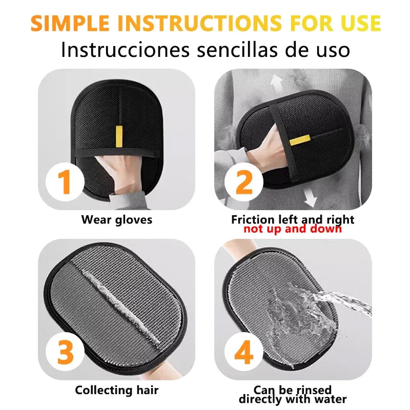 5-Finger Reusable Double-Sided Pet Hair - ProPawPet.com