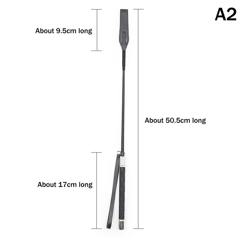 PU Leather Long Straight Whip – Horse Supplies