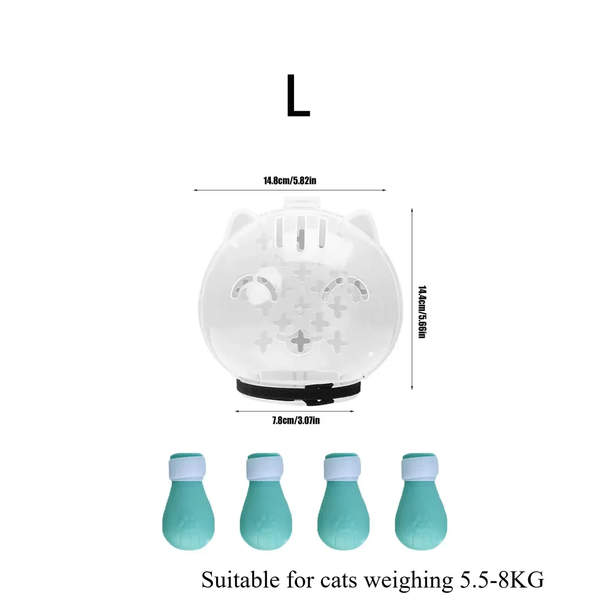 Cat Space Helmet Breathable Anti Bite Muzzle – 3 Colors