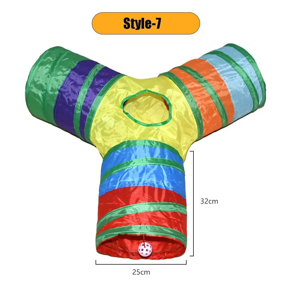 Polyester+Steel Wire Cat Tunnel Tube - ProPawPet.com