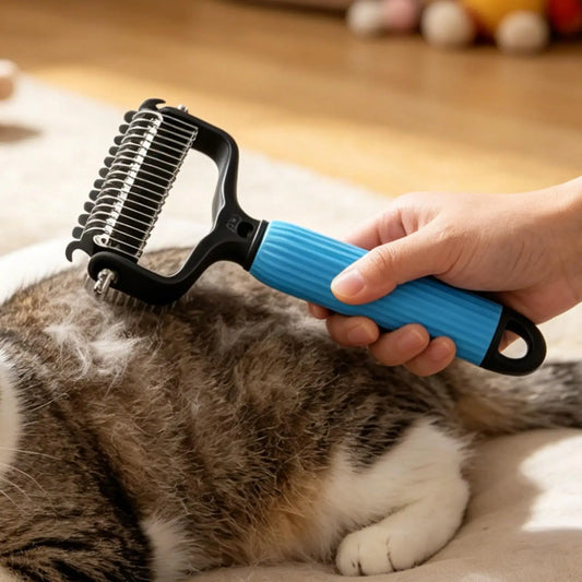 Pet Undercoat Rake Deshedding Brush for Dogs - ProPawPet.com