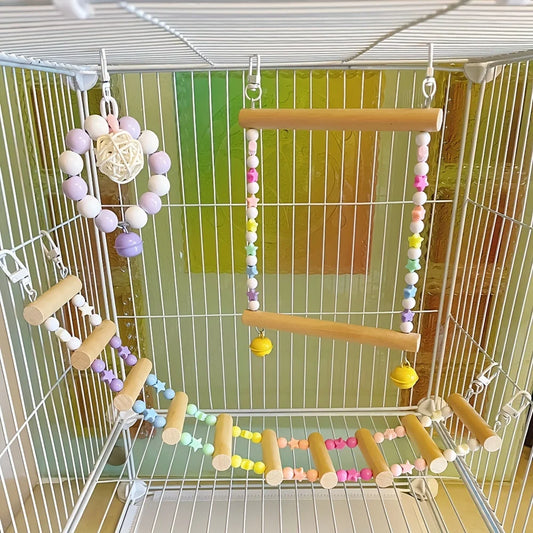 Parrot swing ring climbing station stand - ProPawPet.com