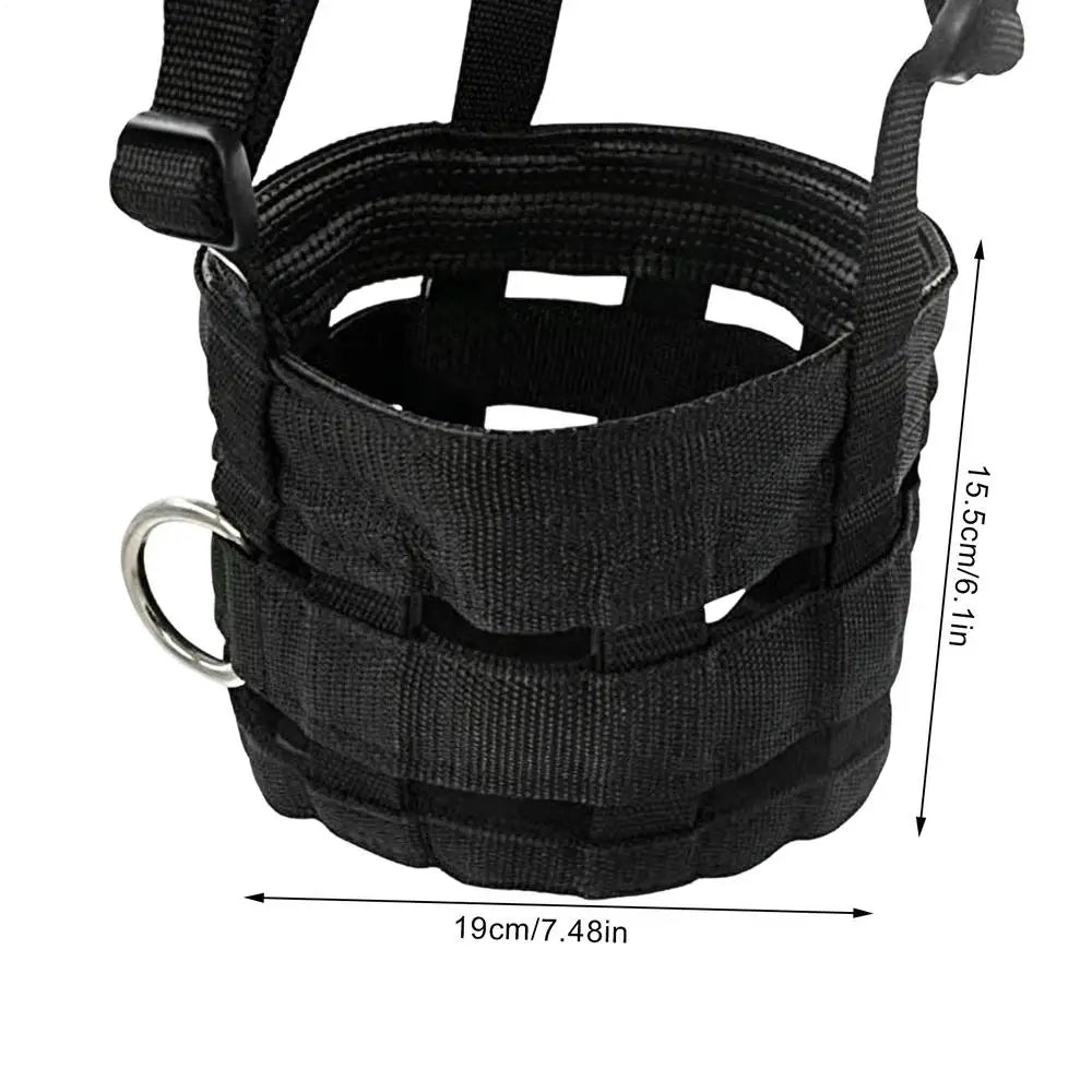 Grazing Muzzle for Horses Anti Chew Adjustable Nylon – Bridles, Halters & Reins