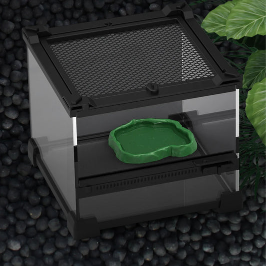 Pet Feeder Bowl Resin Reptile Rock Food and - ProPawPet.com