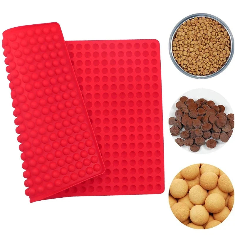 468-Cavity Mini Round Silicone Mold Semi - ProPawPet.com