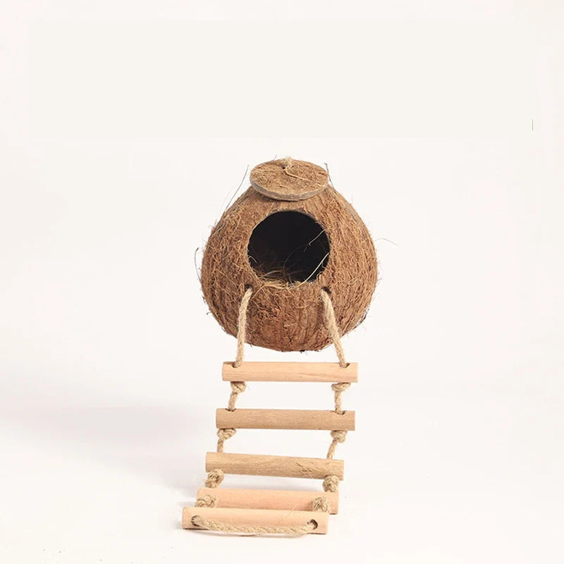Winter Bird Breeding Nest Coconut House – 7 Colors