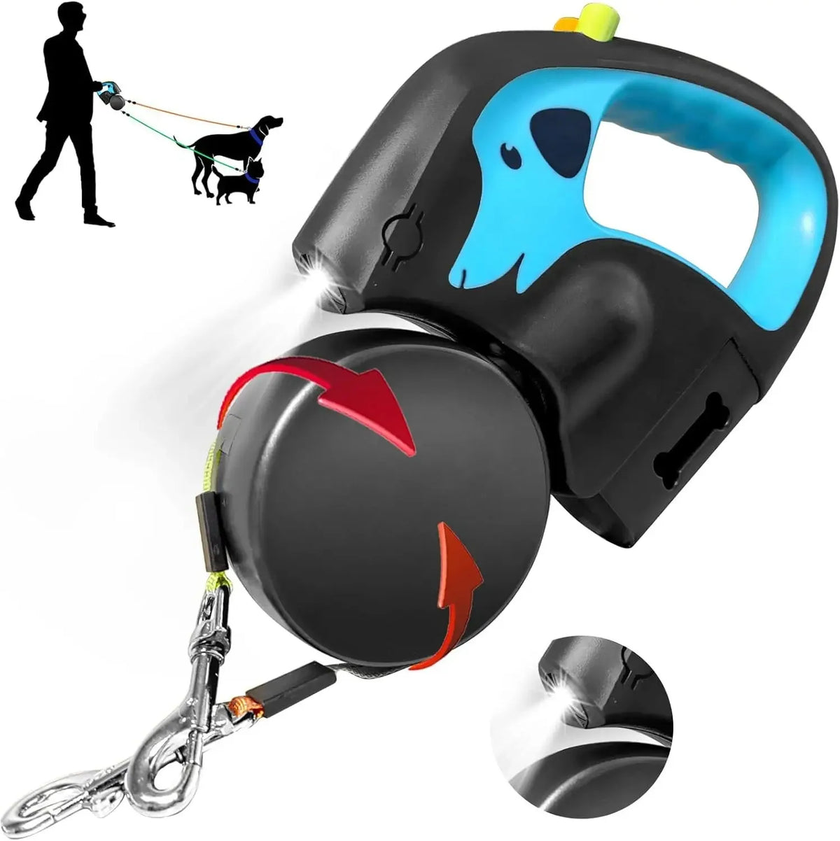 3m Retractable Dog Leash For Small Dogs - ProPawPet.com