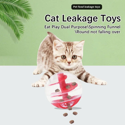 Cat Leak Eat Spiral Ball Educational Toys