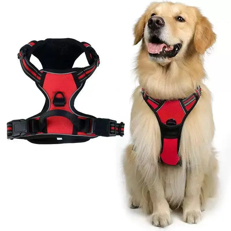 Reflective Adjustable Breathable Vest Chest - ProPawPet.com