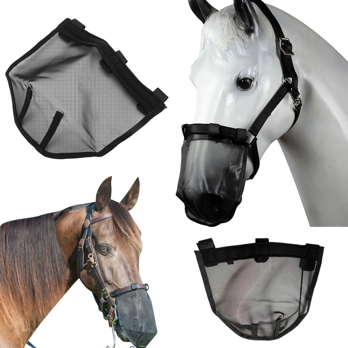 Breathable Mesh Horse Face Mask Protection - ProPawPet.com