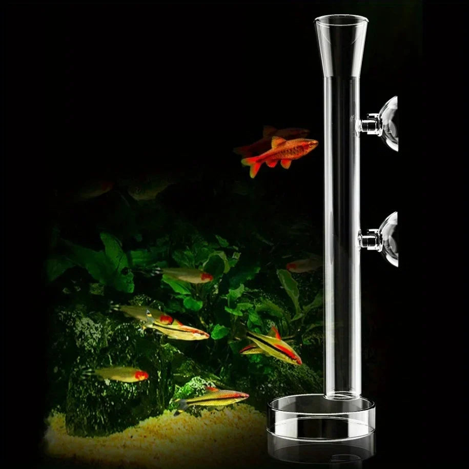 Aquarium Glass Feeding Tube & Shrimp Dish Set – photo 2