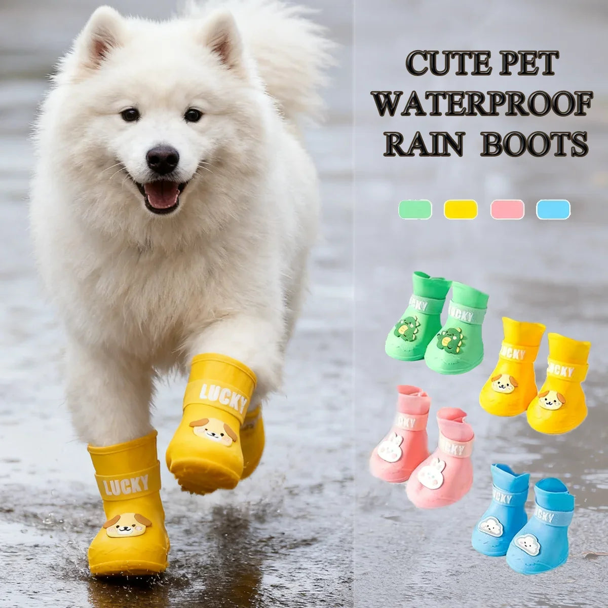 Pet Rain Boots Anti-slip Waterproof Dog - ProPawPet.com