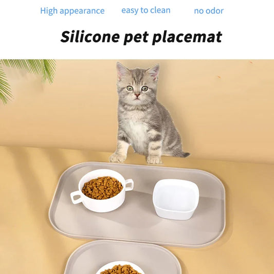 3-Color Available Pet Meal Mats, Made of - ProPawPet.com