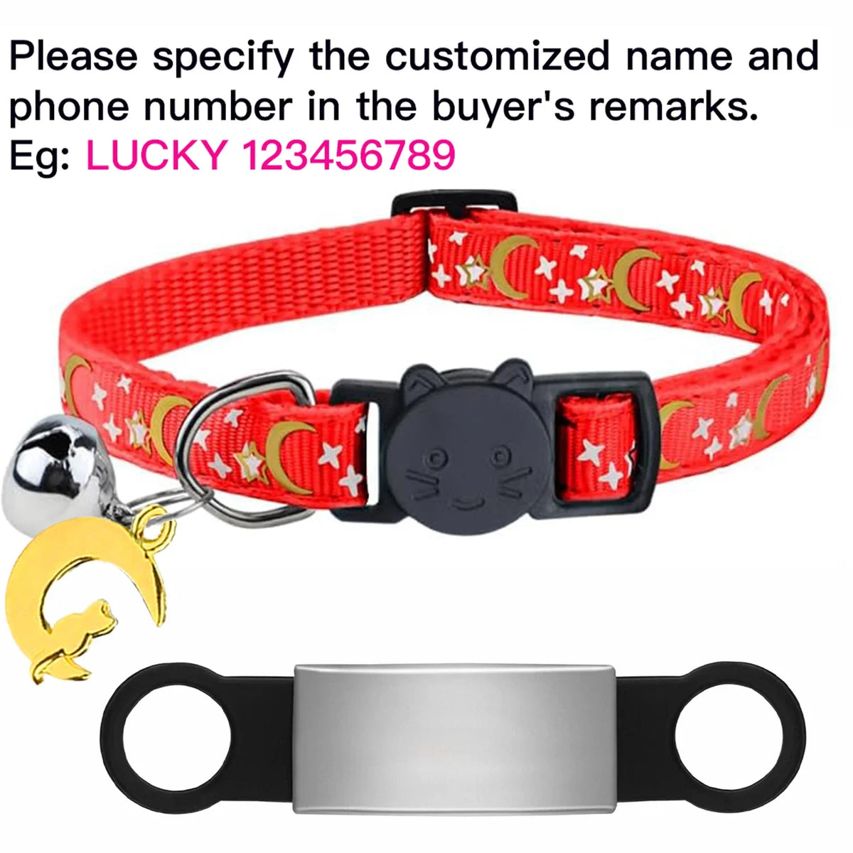 Custom Glow Cat Collar Free Engraved - ProPawPet.com