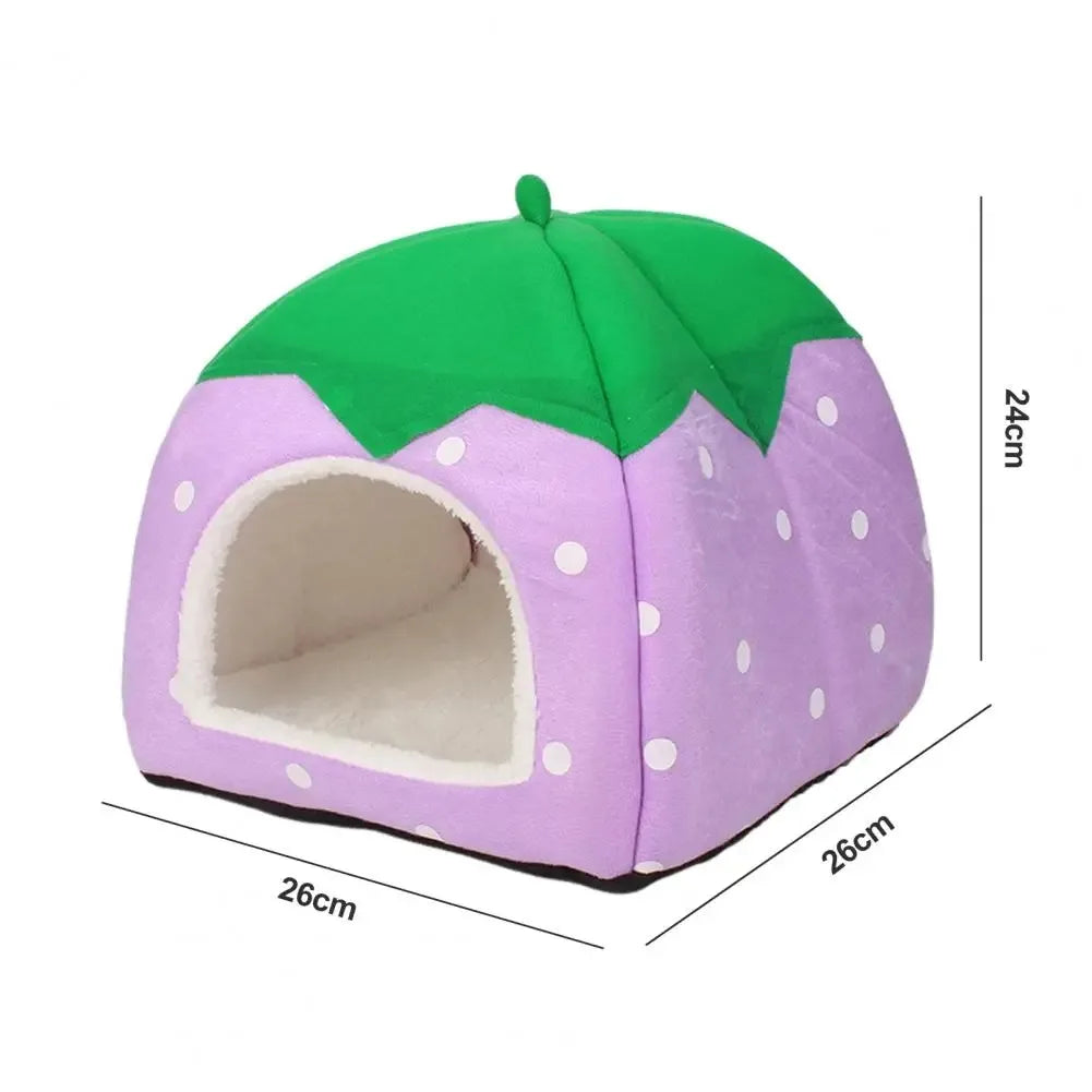 Bright Colored Pet Bed Space Cozy Hideaway Hut – 4 Colors