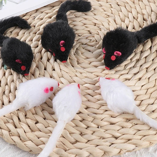 Rattle Mouse Toy for Pet Soft Plush Play - ProPawPet.com
