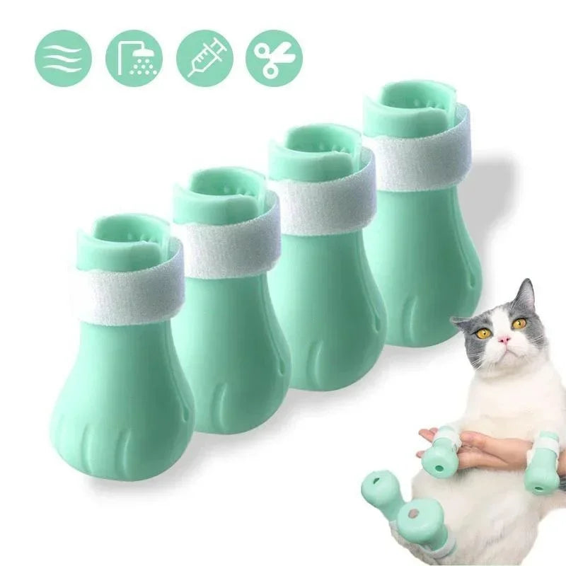 Adjustable Silicone Anti-scratch Cat Foot - ProPawPet.com