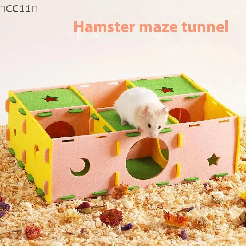 〔CC11〕Removable Felt Maze Hide Nest Hamster - ProPawPet.com