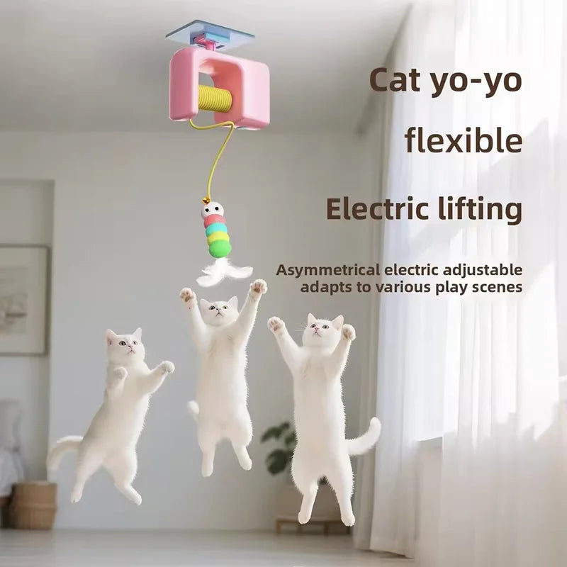 Smart Electric Yoyo Cat Toy Auto Lifting - ProPawPet.com