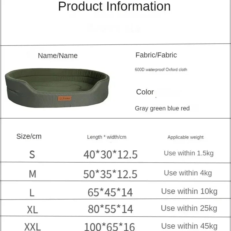 Double Sided Dog Bed Big Size Extra Large - ProPawPet.com