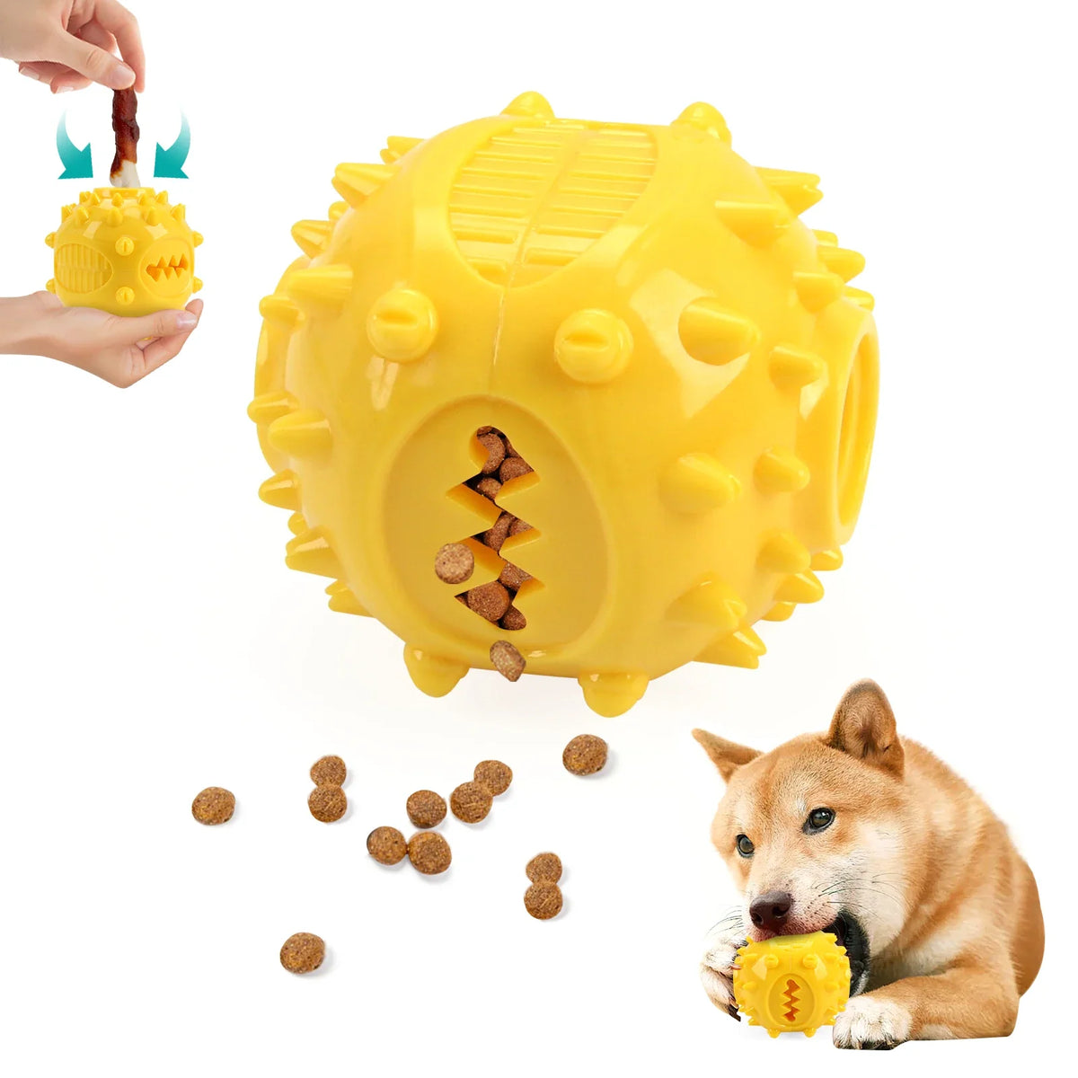 Dog Grinding Teeth Toys Chew Cleaning Anti Bite Interactive – Dog Supplies