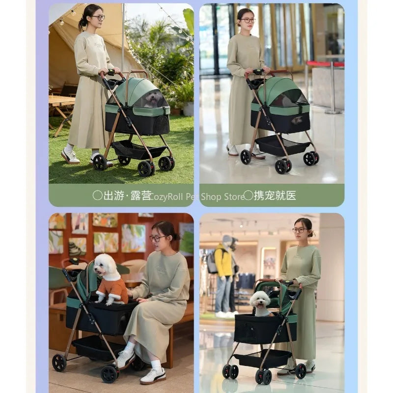 3 in 1 Cat and Dog Stroller Frame Supports - ProPawPet.com