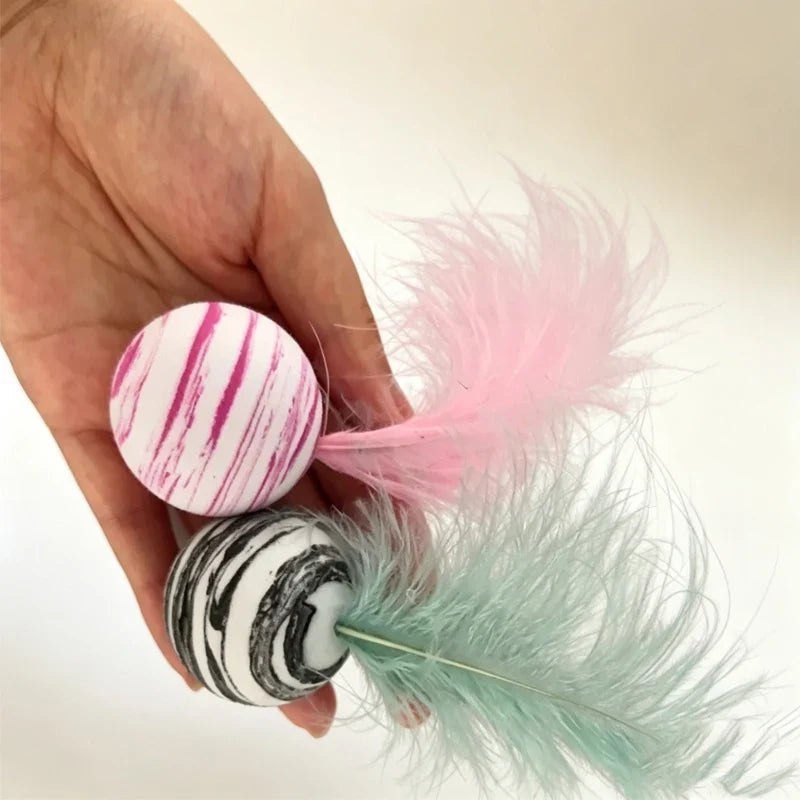 Pet Cat Interactive Toy Star Foam Ball With - ProPawPet.com