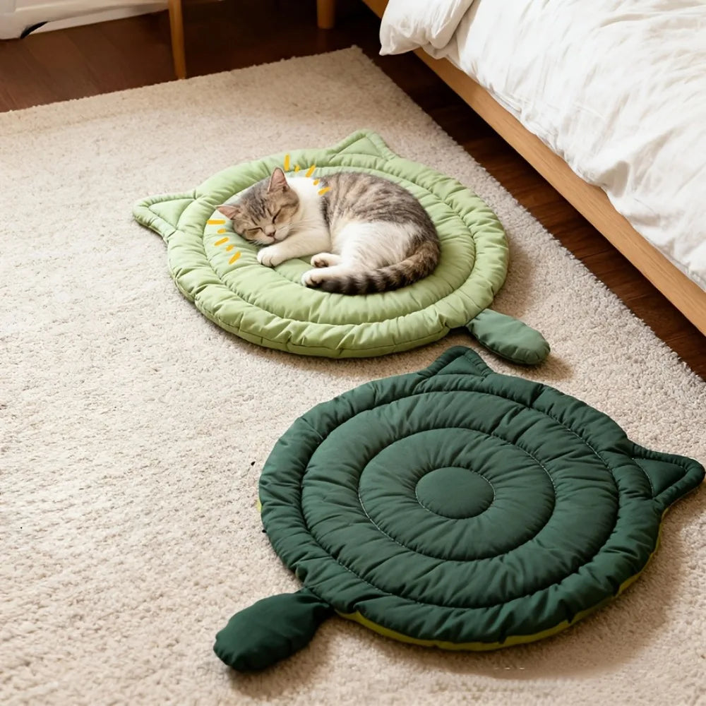 Cute Plush Cushion Cat Bed 1pcCat Shaped Pet - ProPawPet.com