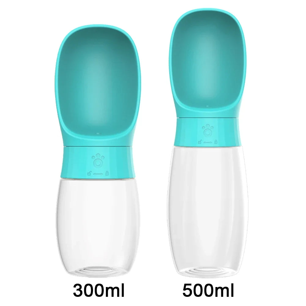 300ml 500ml Big Dog Water Bottle Portable Drinking Bowl – 2 Sizes