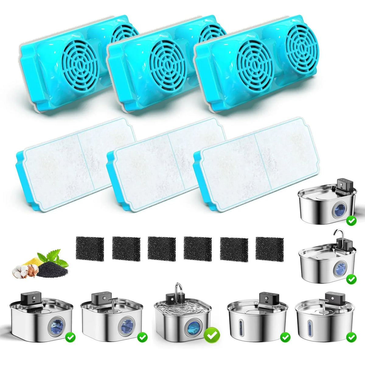 Cat Water Foutain Filters Cat Drinkers Pet - ProPawPet.com