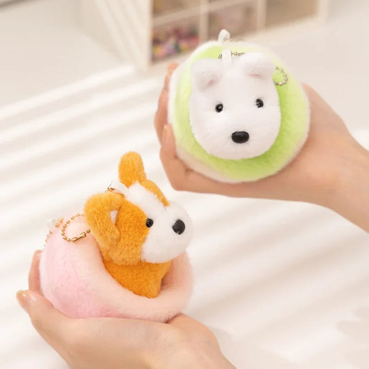 5 Styles Funny Puppy&House Combination Plush - ProPawPet.com