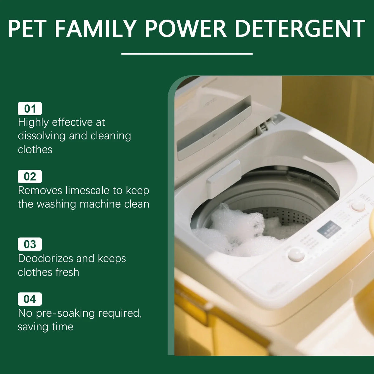 Dissolve Pet Hair Powder For Washing Ma - ProPawPet.com