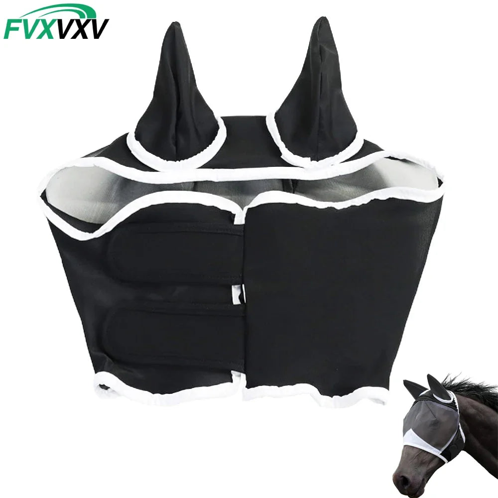 1PC Fly Mask with Ears for Horses Soft - ProPawPet.com